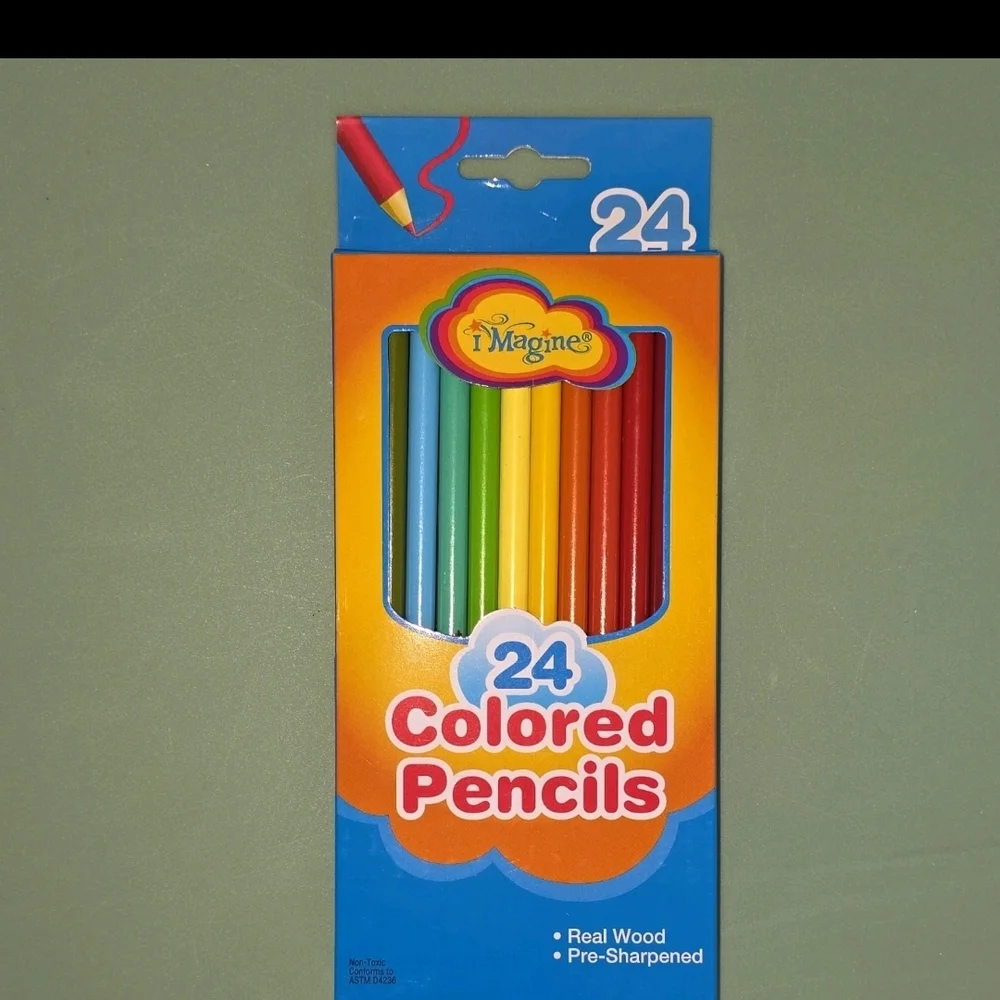 Imagine Colored Pencils 24ct, 4pk